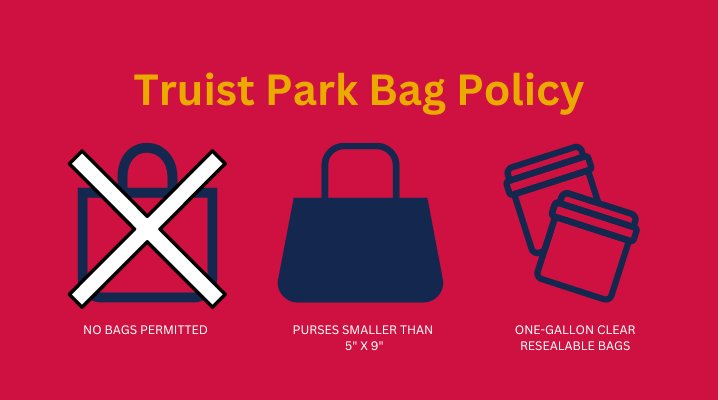 truist park bag policy